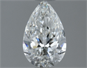 Natural Diamond 1.02 Carats, Pear with  Cut, G Color, SI1 Clarity and Certified by GIA
