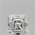 Natural Diamond 1.70 Carats, Asscher with  Cut, G Color, SI2 Clarity and Certified by GIA