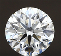 Natural Diamond 0.72 Carats, Round with Excellent Cut, I Color, VVS1 Clarity and Certified by GIA