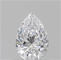 Diamante Natural 0.54 quilates, De pera , Color D, claridad VS2 y certificado GIA