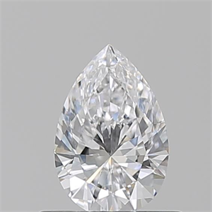 Foto Diamante Natural 0.54 quilates, De pera , Color D, claridad VS2 y certificado GIA de