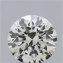 Natural Diamond 0.40 Carats, Round with Excellent Cut, I Color, SI1 Clarity and Certified by IGI