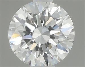 Picture of Natural Diamond 0.41 Carats, Round with Excellent Cut, D Color, VVS1 Clarity and Certified by GIA