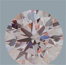 Picture of Lab Grown Diamond 1.90 Carats, Round with Ideal Cut, Fancy Intense Pink Color, VS1 Clarity and Certified by IGI