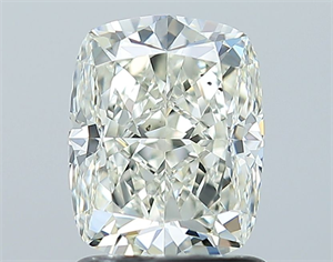 Foto Diamante Natural 1.50 quilates, Del cojín , Color K, claridad SI1 y certificado GIA de