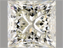 Natural Diamond 1.34 Carats, Princess with  Cut, M Color, VS1 Clarity and Certified by GIA