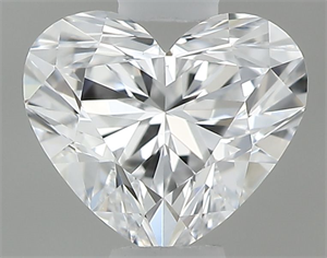 Picture of Natural Diamond 0.34 Carats, Heart with  Cut, D Color, VS1 Clarity and Certified by GIA