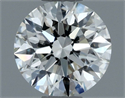 Natural Diamond 0.70 Carats, Round with Excellent Cut, F Color, VVS1 Clarity and Certified by IGI