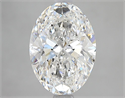 Diamante Natural 2.58 quilates, Ovalado , Color F, claridad SI2 y certificado GIA