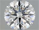 Diamante Natural 0.43 quilates, Redondo , Color F, claridad IF y certificado GIA