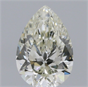 Natural Diamond 0.72 Carats, Pear with  Cut, K Color, VS2 Clarity and Certified by GIA