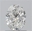 Diamante Natural 0.90 quilates, Ovalado , Color F, claridad VS2 y certificado GIA