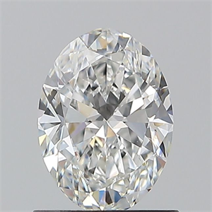 Foto Diamante Natural 0.90 quilates, Ovalado , Color F, claridad VS2 y certificado GIA de