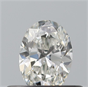 Diamante Natural 0.30 quilates, Ovalado , Color H, claridad IF y certificado GIA
