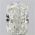 Natural Diamond 3.50 Carats, Cushion with  Cut, I Color, SI2 Clarity and Certified by GIA