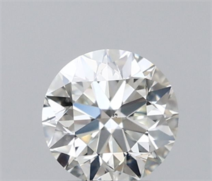 Foto Diamante Natural 0.40 quilates, Redondo , Color J, claridad SI1 y certificado GIA de