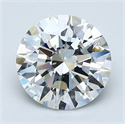 Diamante Natural 1.70 quilates, Redondo , Color G, claridad VVS2 y certificado GIA