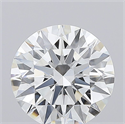 Lab Grown Diamond 1.55 Carats, Round with Ideal Cut, E Color, VS1 Clarity and Certified by IGI