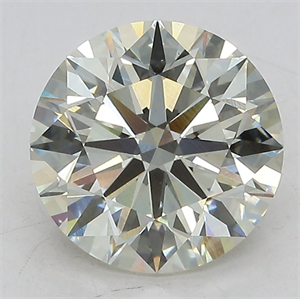 Picture of Lab Grown Diamond 3.01 Carats, Round with Excellent Cut, J Color, VS1 Clarity and Certified by IGI