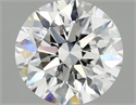 Del inventario de diamantes de laboratorio, 2.08 quilates, Redondo , Color E, claridad VS1 y certificado IGI