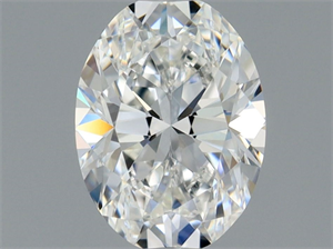 Picture of Natural Diamond 0.46 Carats, Oval with  Cut, F Color, VVS2 Clarity and Certified by GIA