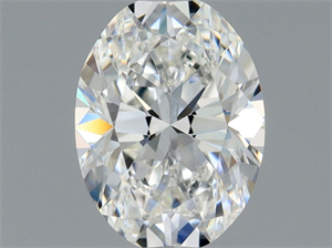 Picture of Natural Diamond 0.46 Carats, Oval with  Cut, F Color, VVS2 Clarity and Certified by GIA