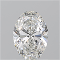 Natural Diamond 1.01 Carats, Oval with  Cut, G Color, VS2 Clarity and Certified by GIA