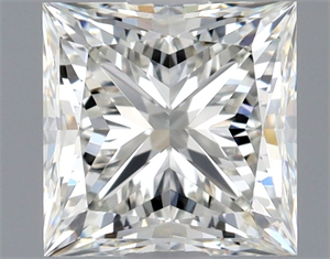 Picture of Natural Diamond 1.00 Carats, Princess with  Cut, H Color, VVS1 Clarity and Certified by GIA