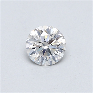Picture of Natural Diamond 0.40 Carats, Round with Excellent Cut, F Color, SI2 Clarity and Certified by GIA