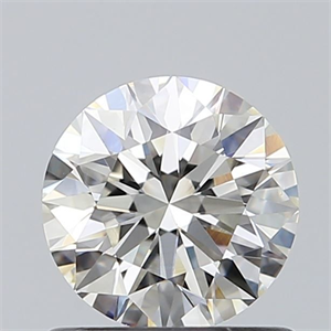 Picture of Natural Diamond 0.72 Carats, Round with Excellent Cut, I Color, VS2 Clarity and Certified by GIA