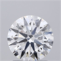 Lab Grown Diamond 1.53 Carats, Round with Ideal Cut, D Color, VS1 Clarity and Certified by IGI
