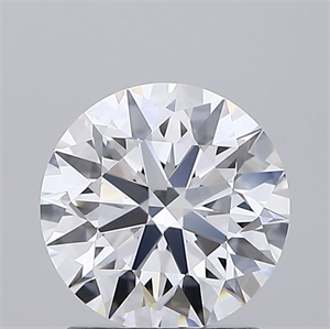 Picture of Lab Grown Diamond 1.53 Carats, Round with Ideal Cut, D Color, VS1 Clarity and Certified by IGI