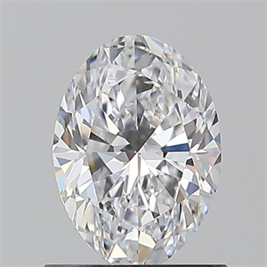 Picture of Natural Diamond 0.90 Carats, Oval with  Cut, D Color, VVS1 Clarity and Certified by GIA