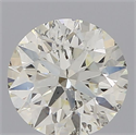 Natural Diamond 0.86 Carats, Round with Excellent Cut, J Color, SI2 Clarity and Certified by IGI
