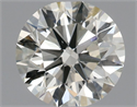Natural Diamond 0.60 Carats, Round with Excellent Cut, L Color, SI1 Clarity and Certified by GIA