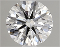 Lab Grown Diamond 1.00 Carats, Round with Ideal Cut, D Color, VS1 Clarity and Certified by IGI