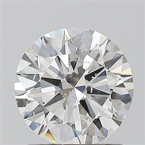 Picture of Natural Diamond 1.00 Carats, Round with Excellent Cut, G Color, SI2 Clarity and Certified by GIA