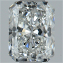 Natural Diamond 0.51 Carats, Radiant with  Cut, G Color, VVS1 Clarity and Certified by GIA