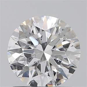 Picture of Natural Diamond 0.92 Carats, Round with Excellent Cut, D Color, SI2 Clarity and Certified by GIA