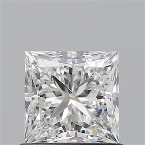 Picture of Natural Diamond 0.90 Carats, Princess with  Cut, F Color, VS1 Clarity and Certified by GIA