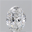 Natural Diamond 1.01 Carats, Oval with  Cut, E Color, VS2 Clarity and Certified by GIA