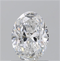Natural Diamond 1.01 Carats, Oval with  Cut, E Color, VS2 Clarity and Certified by GIA