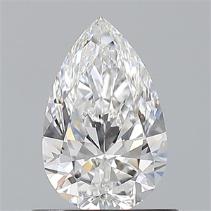 Picture of Natural Diamond 0.70 Carats, Pear with  Cut, E Color, VVS2 Clarity and Certified by GIA