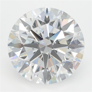 Picture of Lab Grown Diamond 4.22 Carats, Round with Excellent Cut, D Color, VS1 Clarity and Certified by GIA