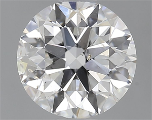 Picture of Natural Diamond 0.90 Carats, Round with Excellent Cut, F Color, SI2 Clarity and Certified by GIA