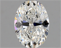Diamante Natural 0.90 quilates, Ovalado , Color F, claridad VS2 y certificado GIA