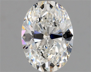 Foto Diamante Natural 0.90 quilates, Ovalado , Color F, claridad VS2 y certificado GIA de