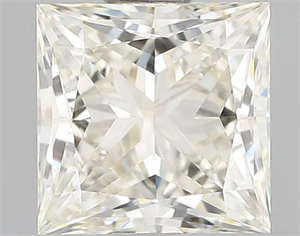 Picture of Natural Diamond 0.70 Carats, Princess with  Cut, K Color, IF Clarity and Certified by GIA