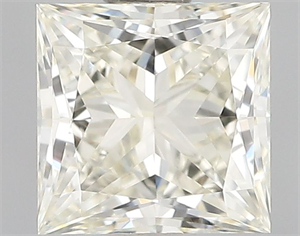 Picture of Natural Diamond 0.70 Carats, Princess with  Cut, K Color, IF Clarity and Certified by GIA