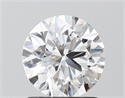 Lab Grown Diamond 1.31 Carats, Round with Ideal Cut, D Color, VVS2 Clarity and Certified by IGI